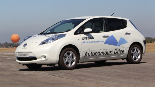 Autonomous Nissan Leaf